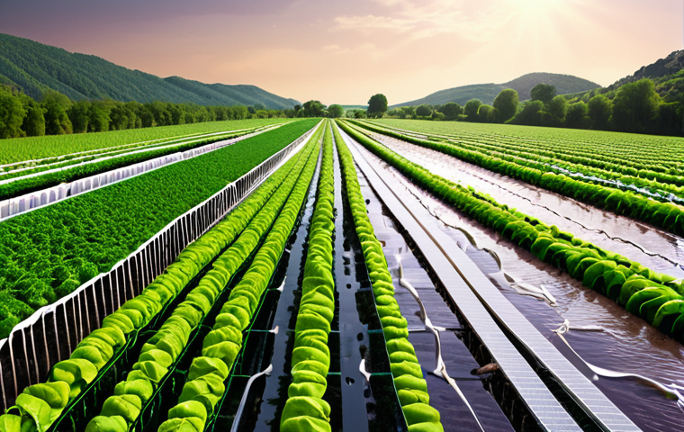 **Image Prompt 1: Bridging Climate Challenges with Futuristic Agriculture**
    A dynamic composite image: One side depicts a traditional European farm field suffering from extreme drought or heavy flooding, symbolizing the acute impact of climate change on agriculture. The other side showcases a vibrant, high-tech indoor vertical farm or urban agriculture setting, with lush leafy greens thriving under advanced LED lights and subtle futuristic elements like automated systems or sensors. The overall image should emphasize resilience and innovative solutions in food production, with a clean, modern aesthetic.